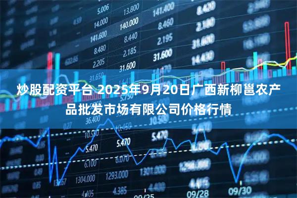 炒股配资平台 2025年9月20日广西新柳邕农产品批发市场有限公司价格行情